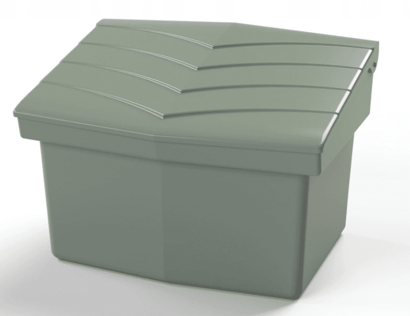 Nádoba na posypový materiál 90L - sivá