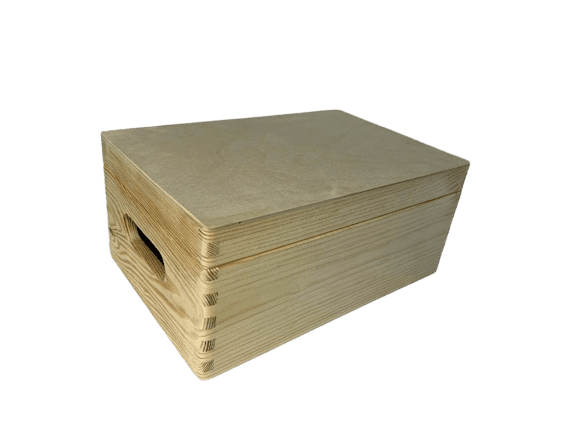 Malý úložný box s vekom 30x20 cm