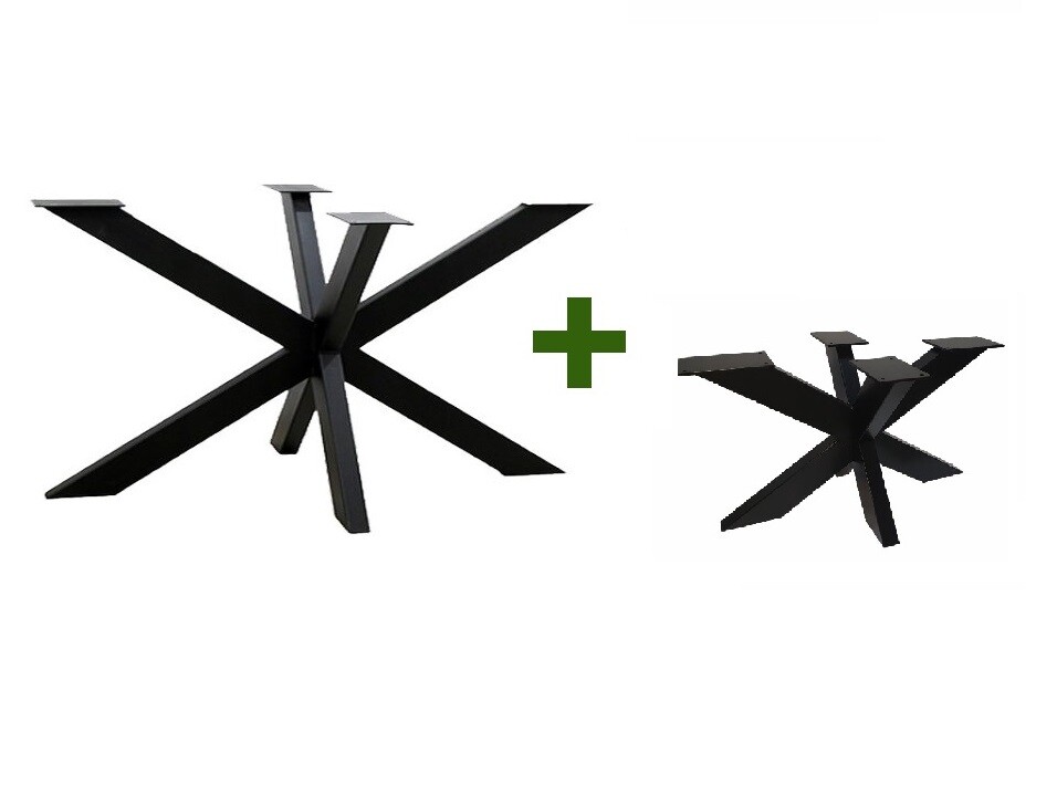 Akciový balíček  Kovová noha na stôl SKND08 + Kovová noha na konferenčný stôl SKND14