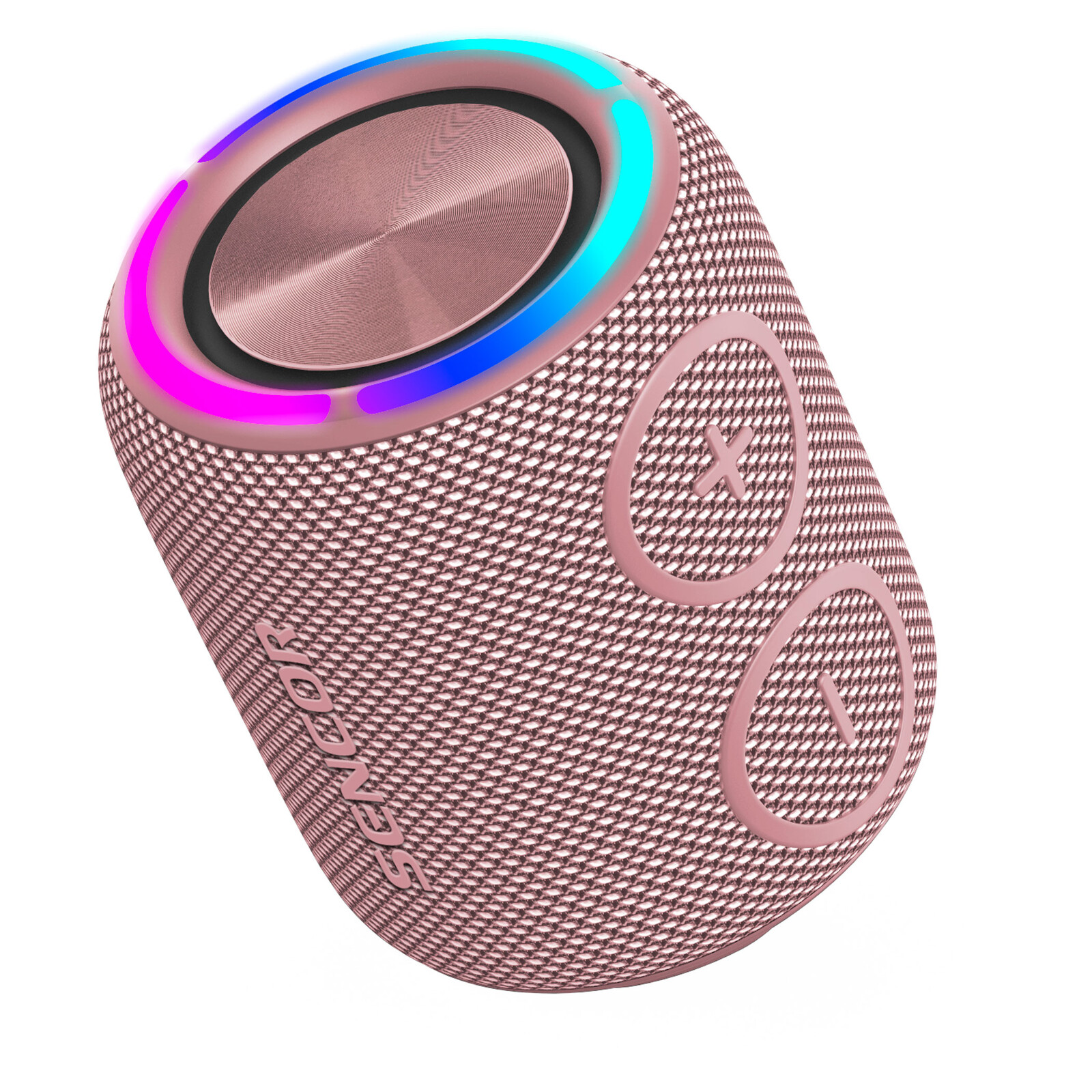 Sencor SIRIUS 2 MINI ROSE Bluetooth reproduktor  Vodovzdorný reproduktor so stupňom krytia IPX7, Kryt reproduktora z prémiovej tkaniny, Funkcia TWS