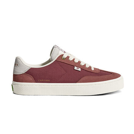Pánské volnočasové boty Cariuma TOCA Withered Rose Suede Dark Rose Nylon Sneaker