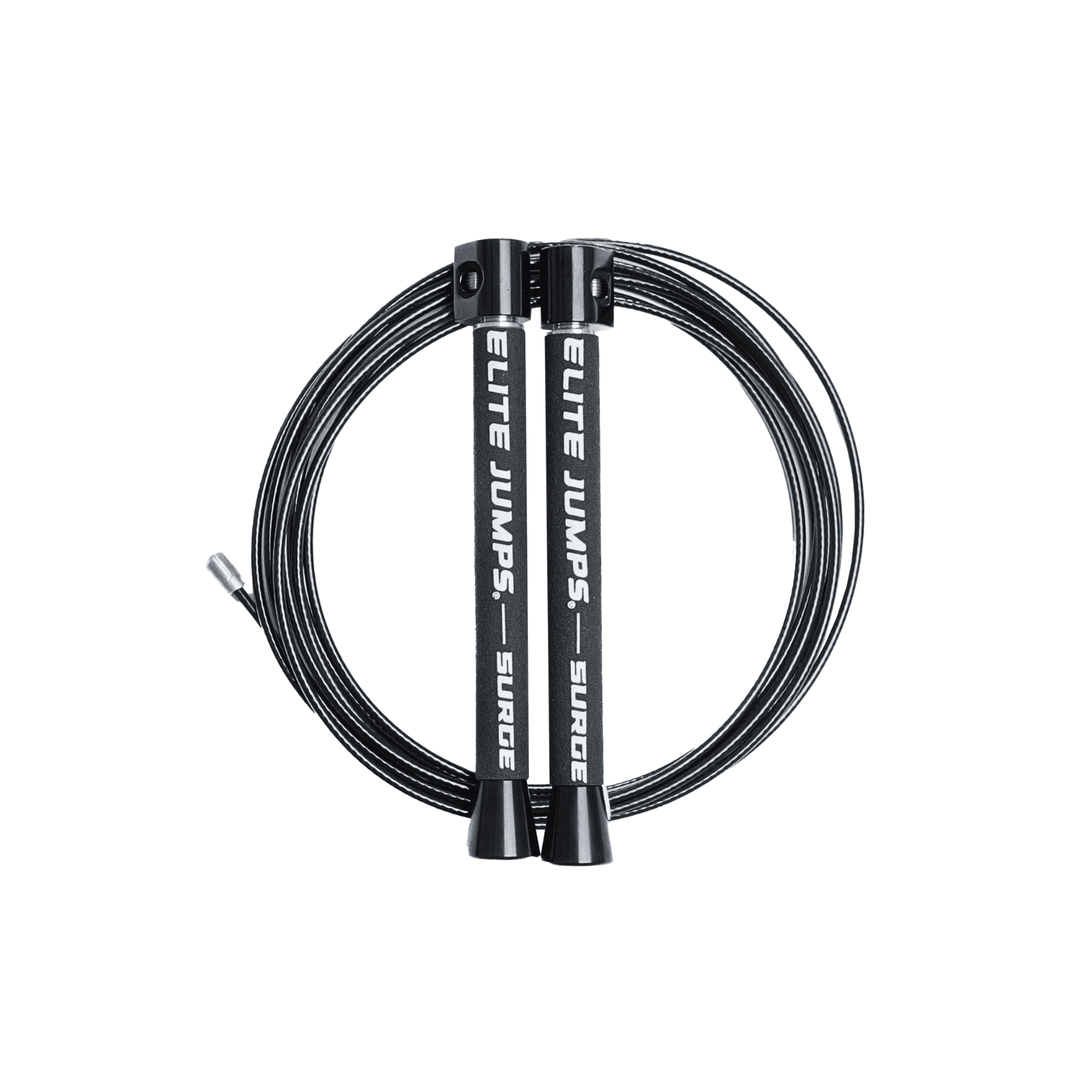 Surge Rope - rýchlostné oceľové švihadlo Farba: Čierna