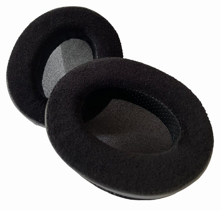 Náhradné náušníky pre slúchadlá Audio Technica ATH-M50X, M50XBT, M40X, M30X, M20X, M70X, MSR7 - Čierne, kožené a semišové