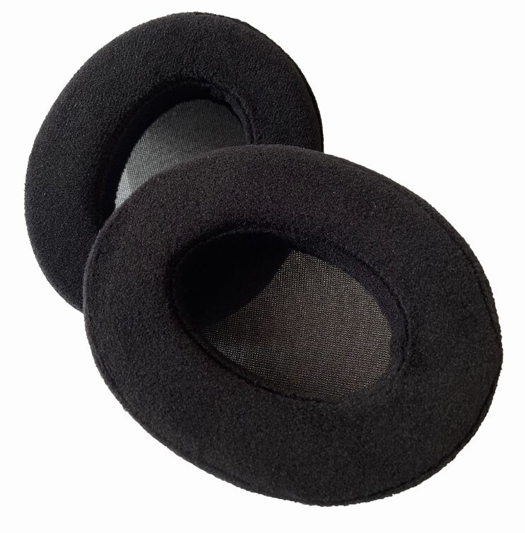 Semišové náušníky pre slúchadlá Audio Technica - Čierne, ATH-M50X, M50XBT, M40X, M30X, M20X, M70X, MSR7