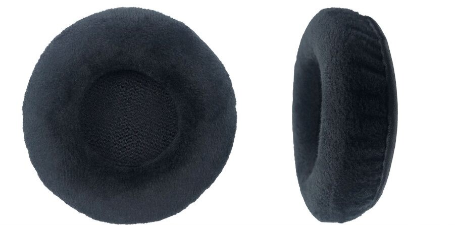 Náhradné náušníky pre slúchadlá Skullcandy Grind - Čierne, zamat