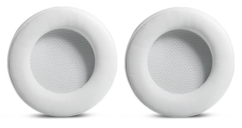 Náhradné náušníky pre slúchadlá Corsair Virtuoso RGB, RGB SE a RGB XT - biele, kožené