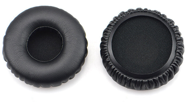 Náhradné náušníky pre slúchadlá AKG K450, K430, K420, K480, Q460 - Čierne, kožené