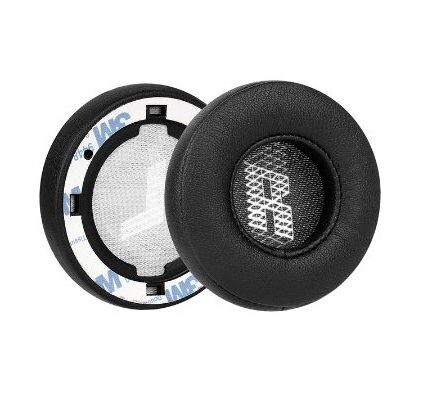 Náhradné náušníky pre slúchadlá JBL E35, E45, E45BT - Čierne, kožené