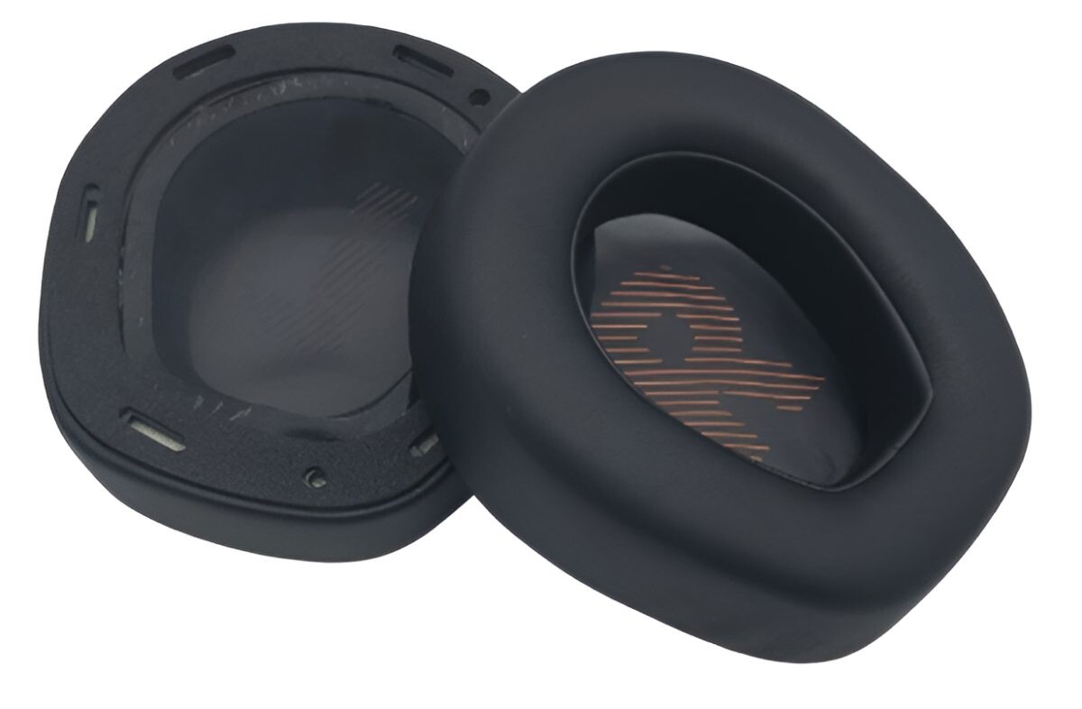 Náhradné náušníky pre slúchadlá JBL Quantum 300 - Čierne, kožené
