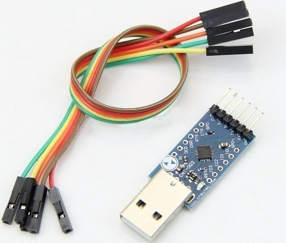 Adaptér USB 2.0 pre TTL UART 6PIN CP2104 STC PRGMR