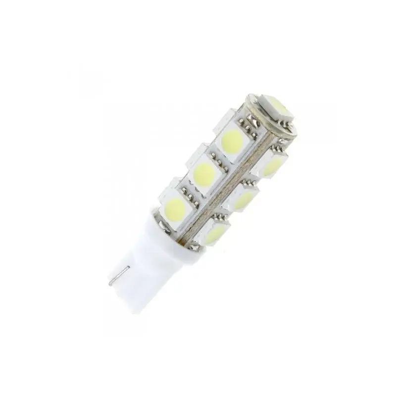 LED 13x 5050 SMD pätica T10, W5W - Biela