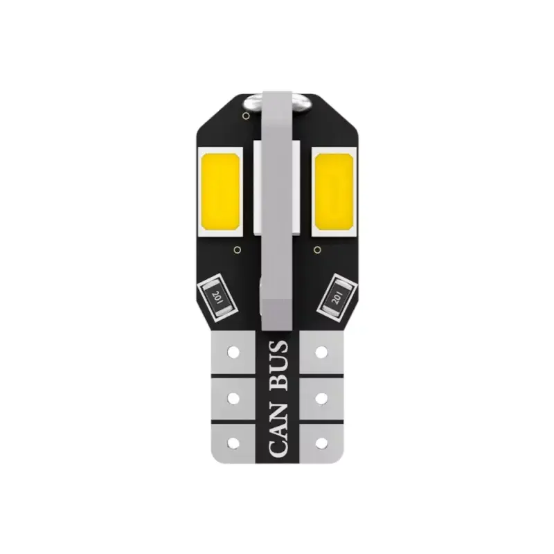 CANBUS LED 8x 5730 SMD pätica T10, W5W - Teplá biela