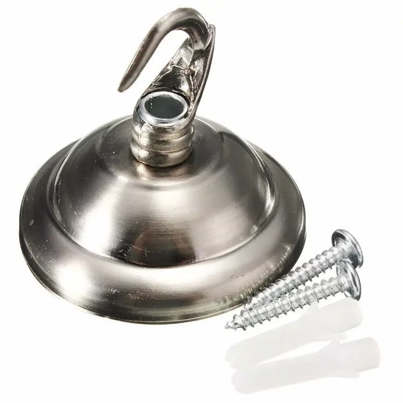 Baldachýn s háčikom, priemer 55mm, sivý