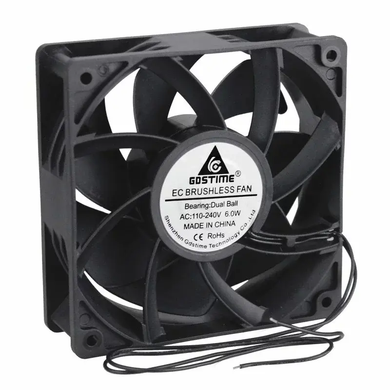 Ventilátor 120x120x38mm, 110-240V AC