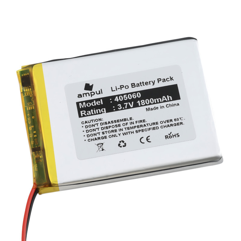 Li-Pol batéria 1800mAh, 3.7V, 405060