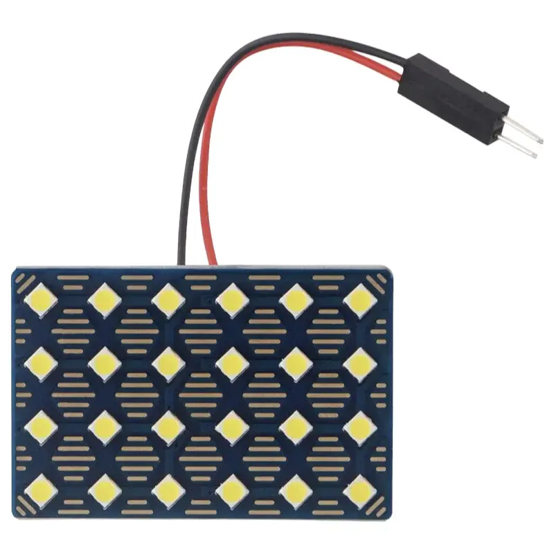 LED Panel 24x3030 SMD, 48x32mm, T10, SUFIT - Biely, 24 V AC/DC