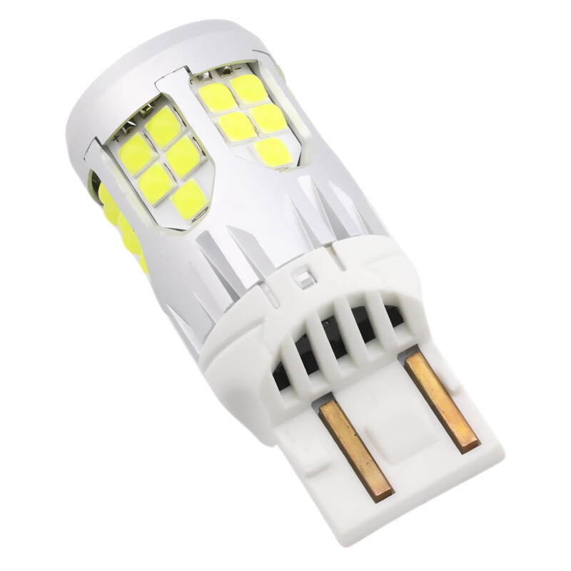 LED žiarovka W21/5W, 39 SMD 3030 LED, 12V - Biela