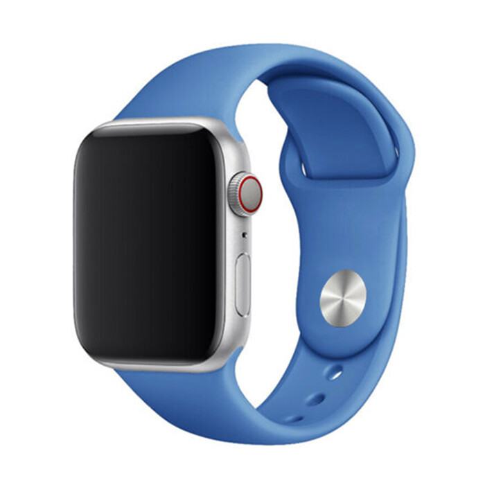 Marvelli - Jednofarebný remienok na Apple Watch - Royal Blue Veľkosť: 42/44/45/46/49mm, Obvod: M-L (stredný až väčší obvod zápästia), Farba: Royal…