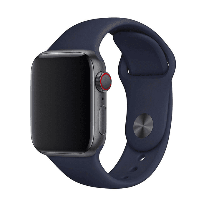 Marvelli - Jednofarebný remienok na Apple Watch - Midnight Blue Veľkosť: 38/40/41/42mm, Obvod: M-L (stredný až väčší obvod zápästia), Farba:…