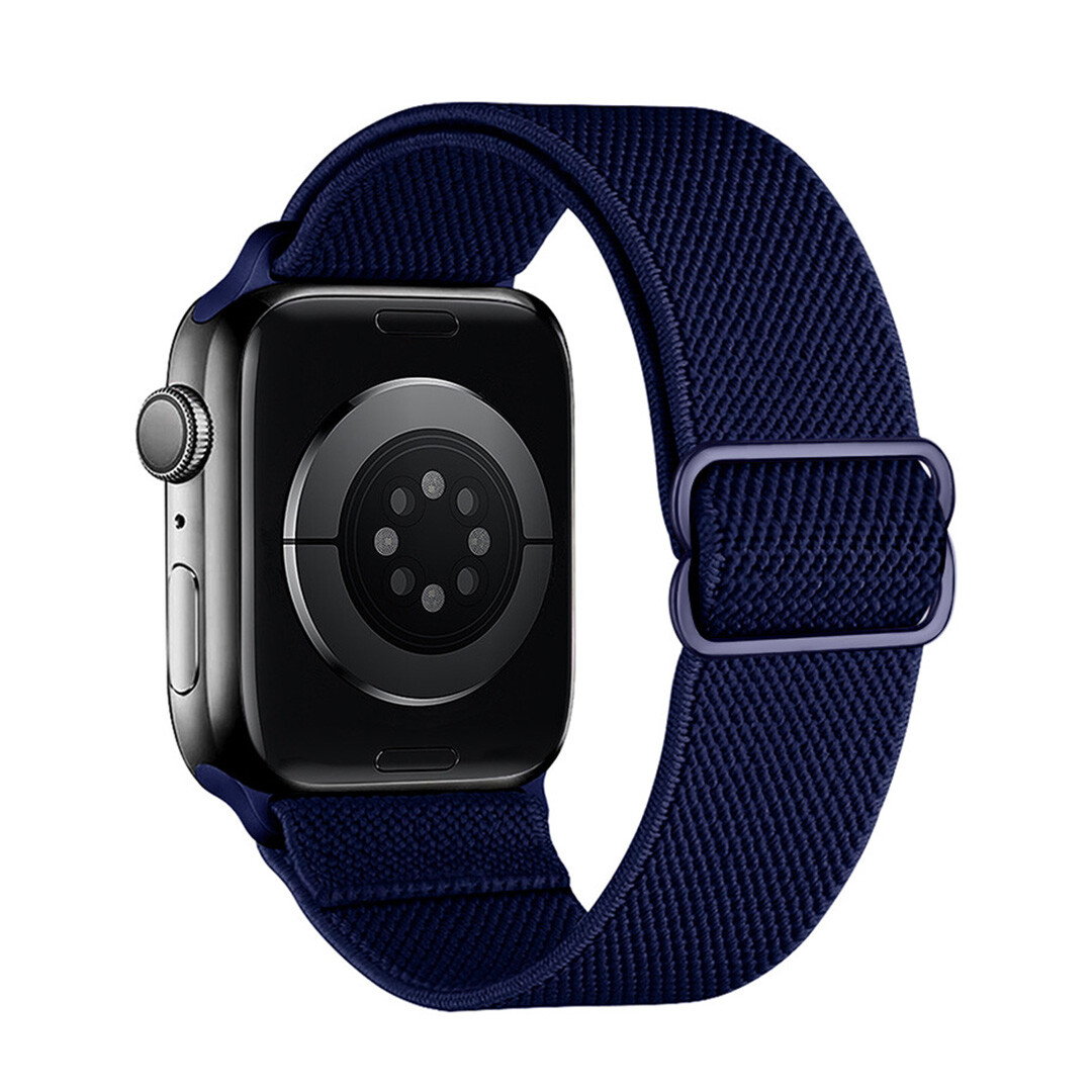 Marvelli - Nastavitelný nylonový remienok na Apple Watch - Tmavomodrý Veľkosť: 38/40/41/42mm, Farba: Tmavo modrá