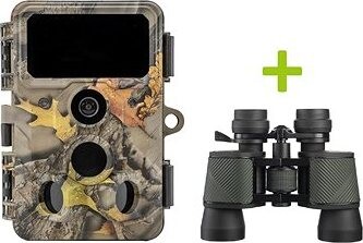 Fotopasca OXE WiFi Lovec RD3019 a klasický ďalekohľad FOMEI 7-21x40 ZCF Zoom + 32 GB SD, 8 ks batéri