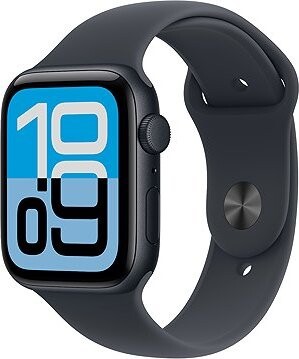 Apple Watch SE 3 40 mm Polnočný hliník s polnočným športovým remienkom – M/L