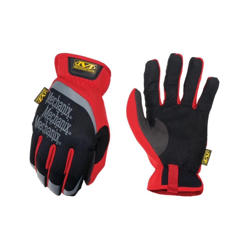 Rukavice Mechanix Wear FastFit - červené-čierne, S