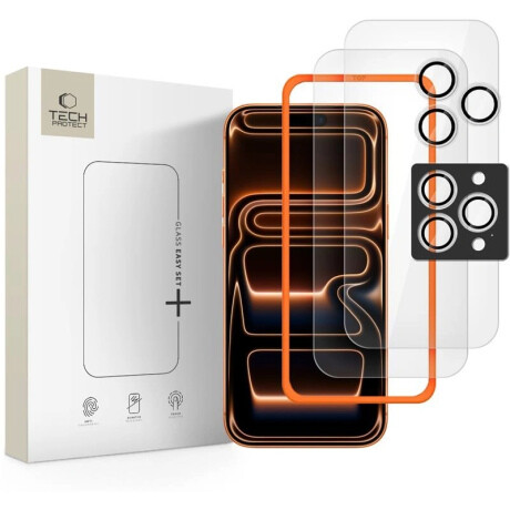 Tech-Protect Easy Set 3x ochranné sklo na iPhone 16 Pro / 17 Pro