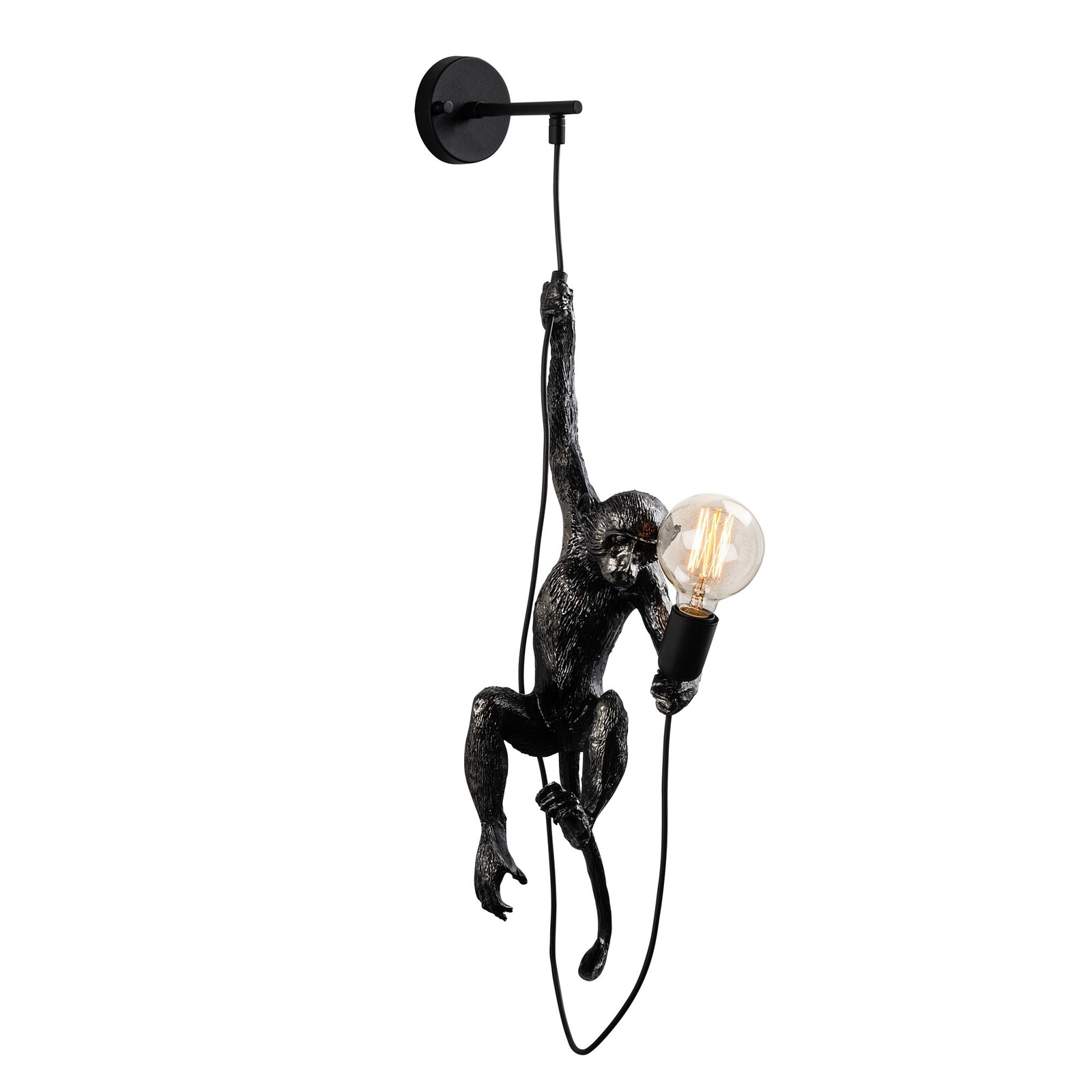 Nástěnná lampa Singe černá