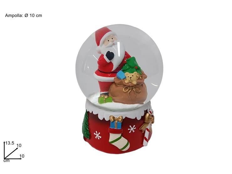 MAKRO - Snežítko Santa 10cm