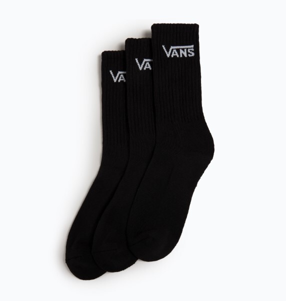 Pánské Ponožky VANS Classic Crew Black Socks - L