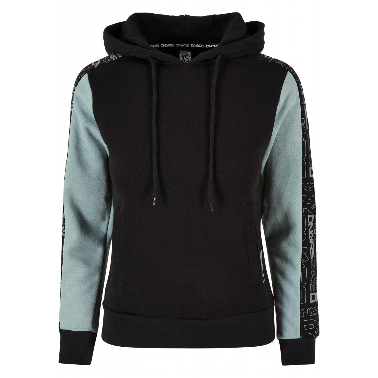 Mikina dámska Dangerous DNGRS Invader - čierna-sivá, 3XL