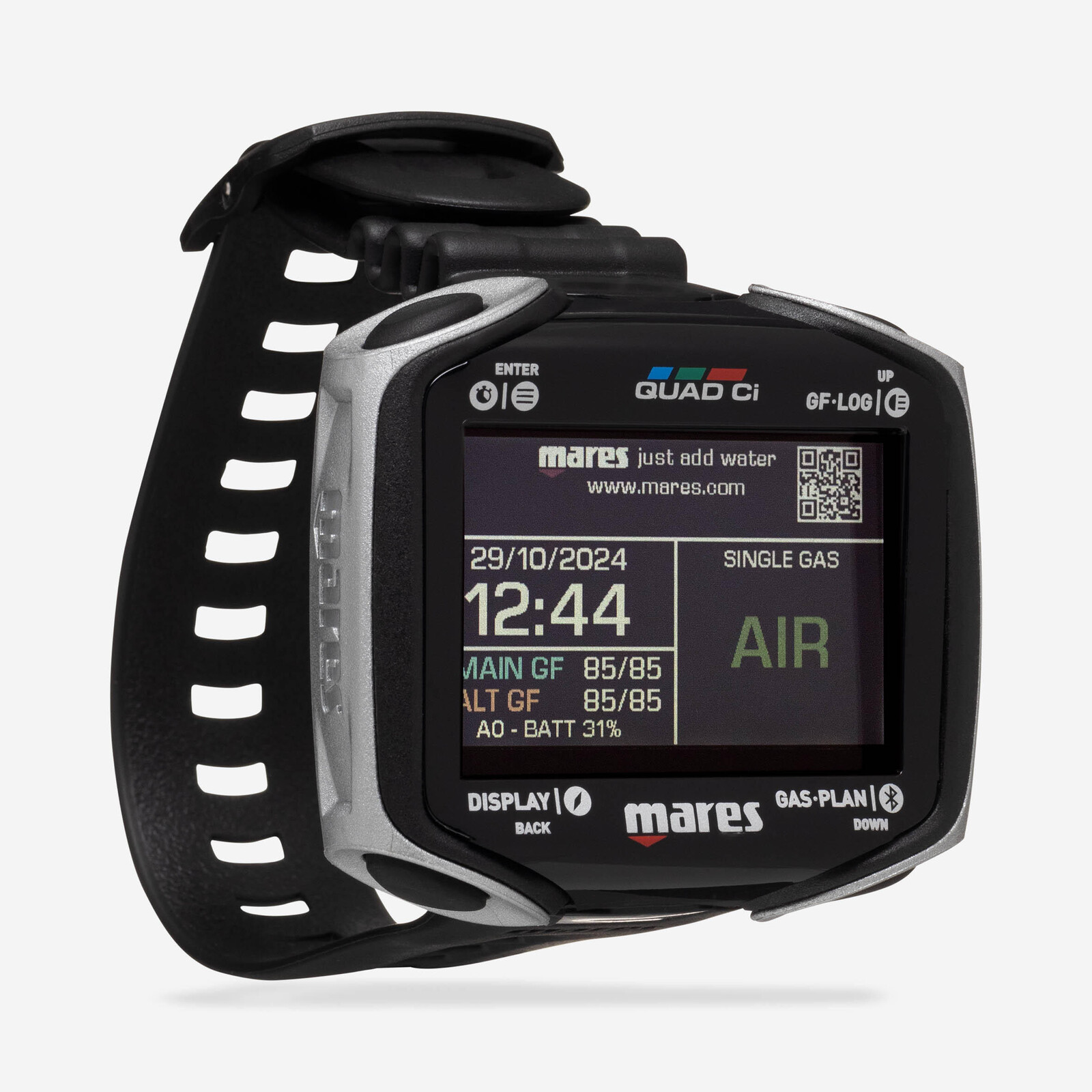 MARES Quad CI potápačský počítač farebný displej