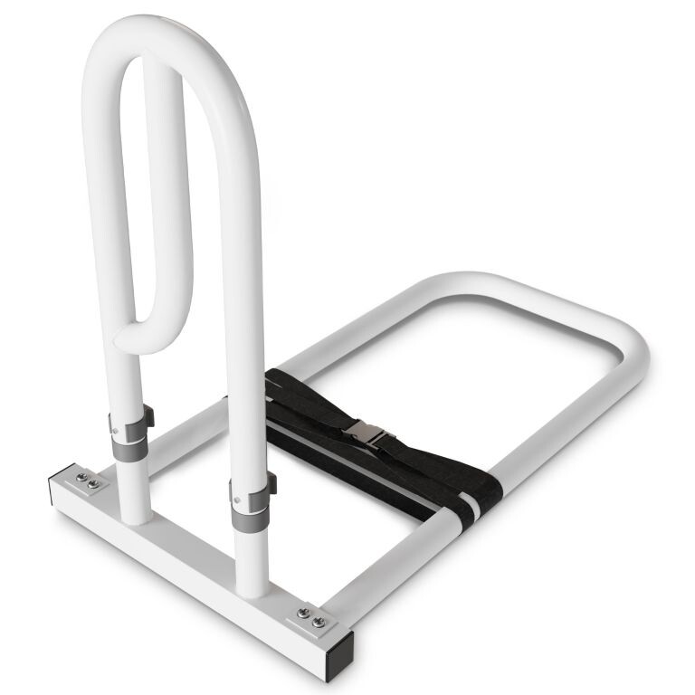 Biele madlo k posteli s nastaviteľnou výškou