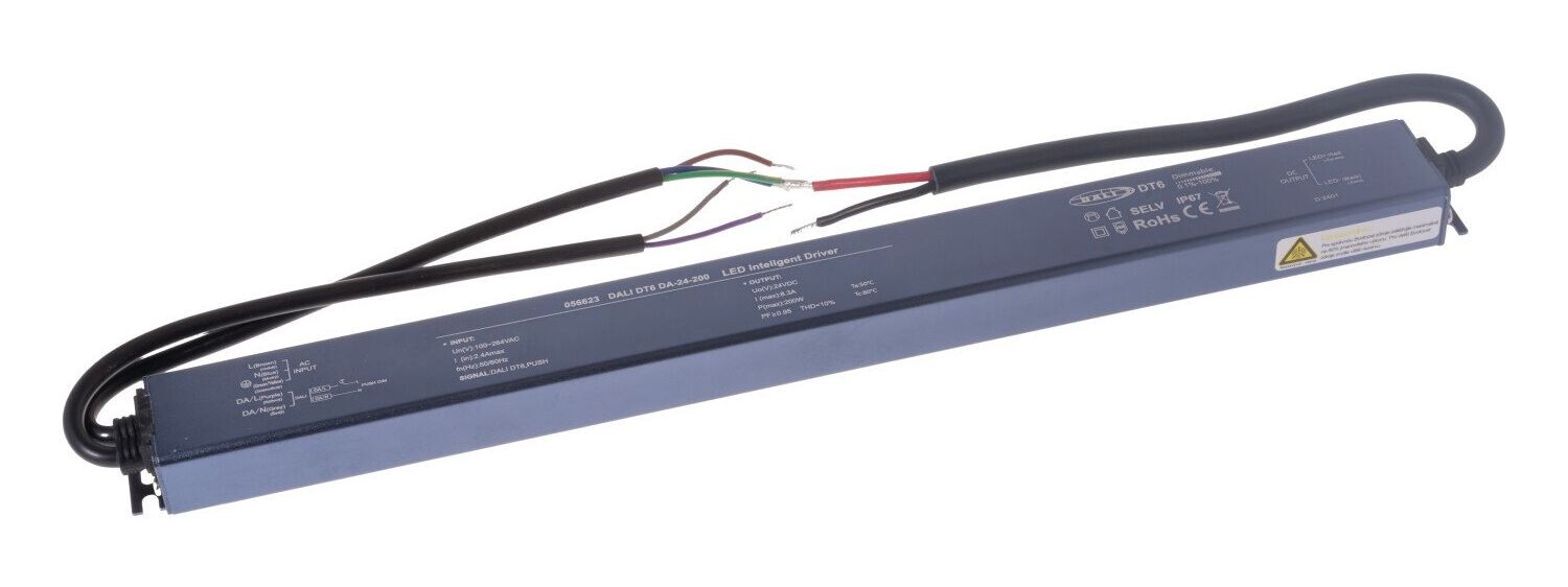 T-LED LED stmievateľný zdroj (trafo) 24V 200W IP67 DALI 056623
