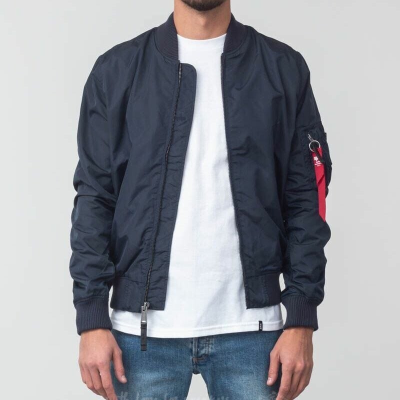 Bunda Alpha Industries MA-1 TT Blue XL