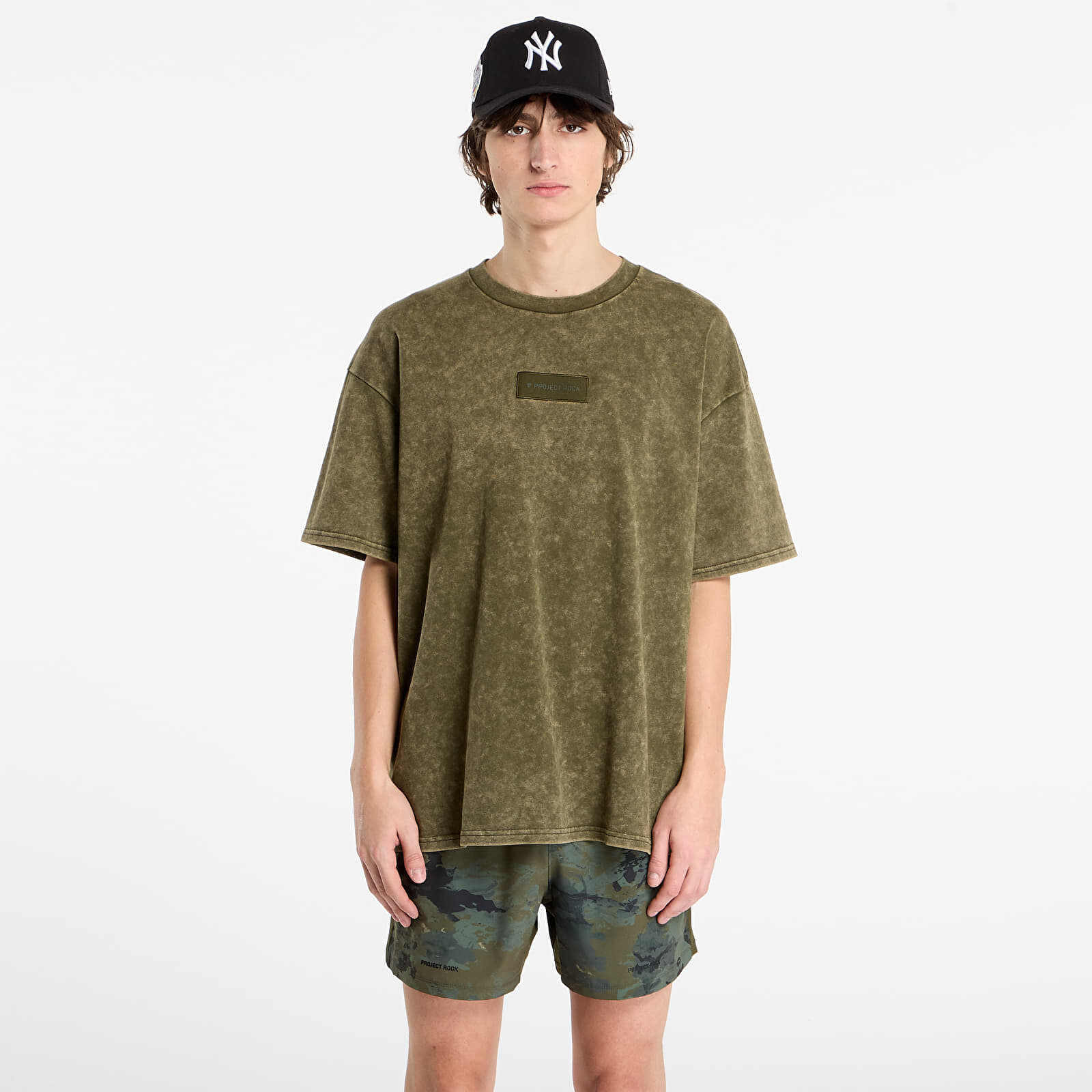Tričko Under Armour Project Rock Hwt OS T Expedition Green S