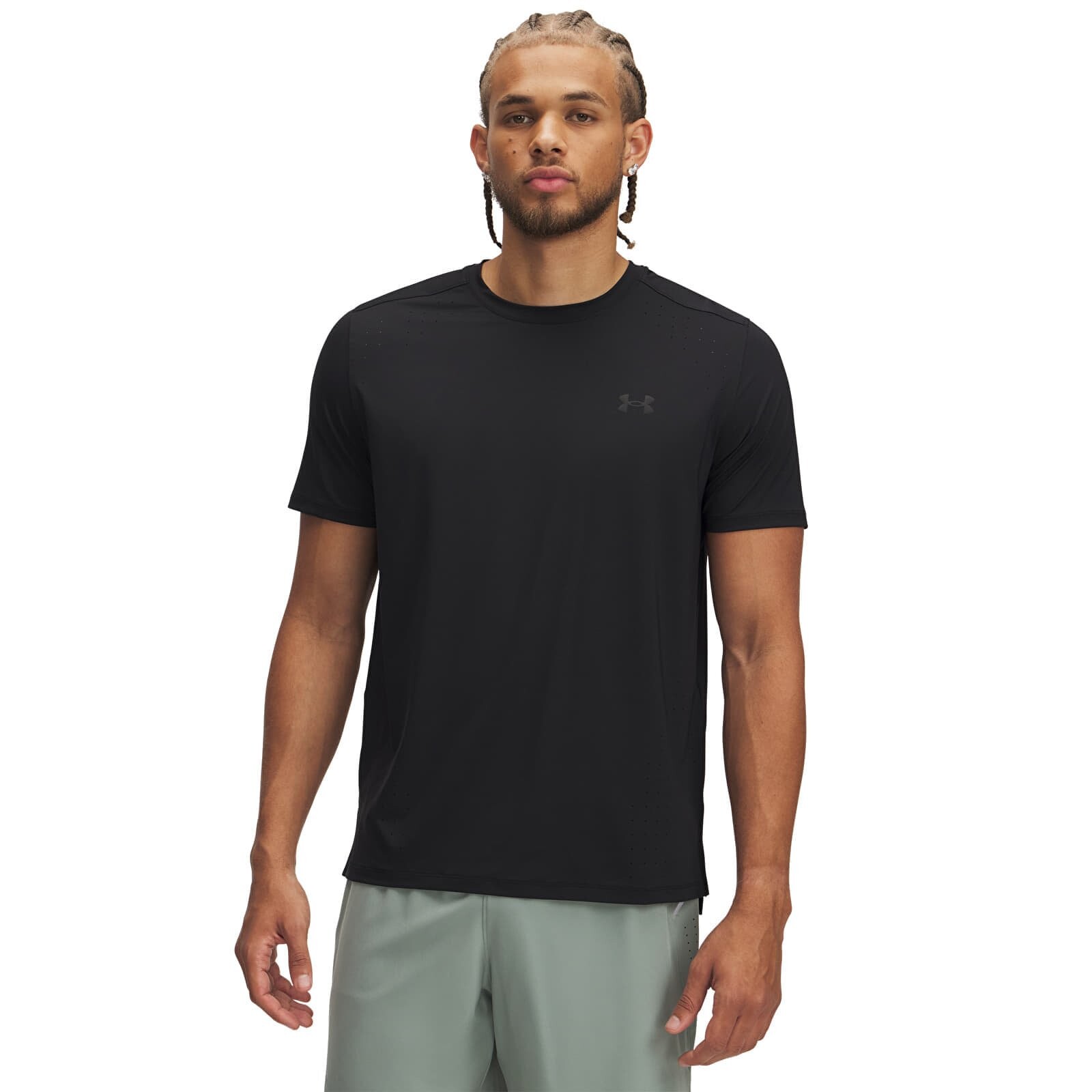 Tričko Under Armour Launch Elite Shortsleeve Black XXL