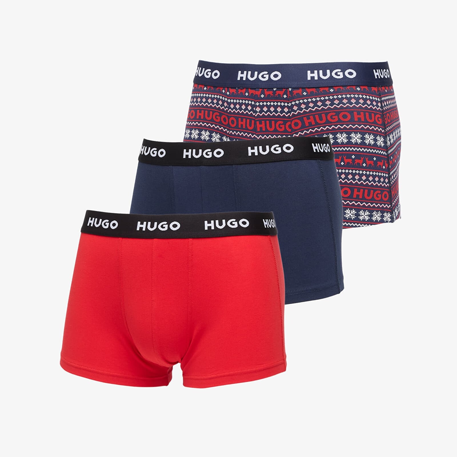 Boxerky Hugo Boss Trunk 3-Pack Design Multicolor S