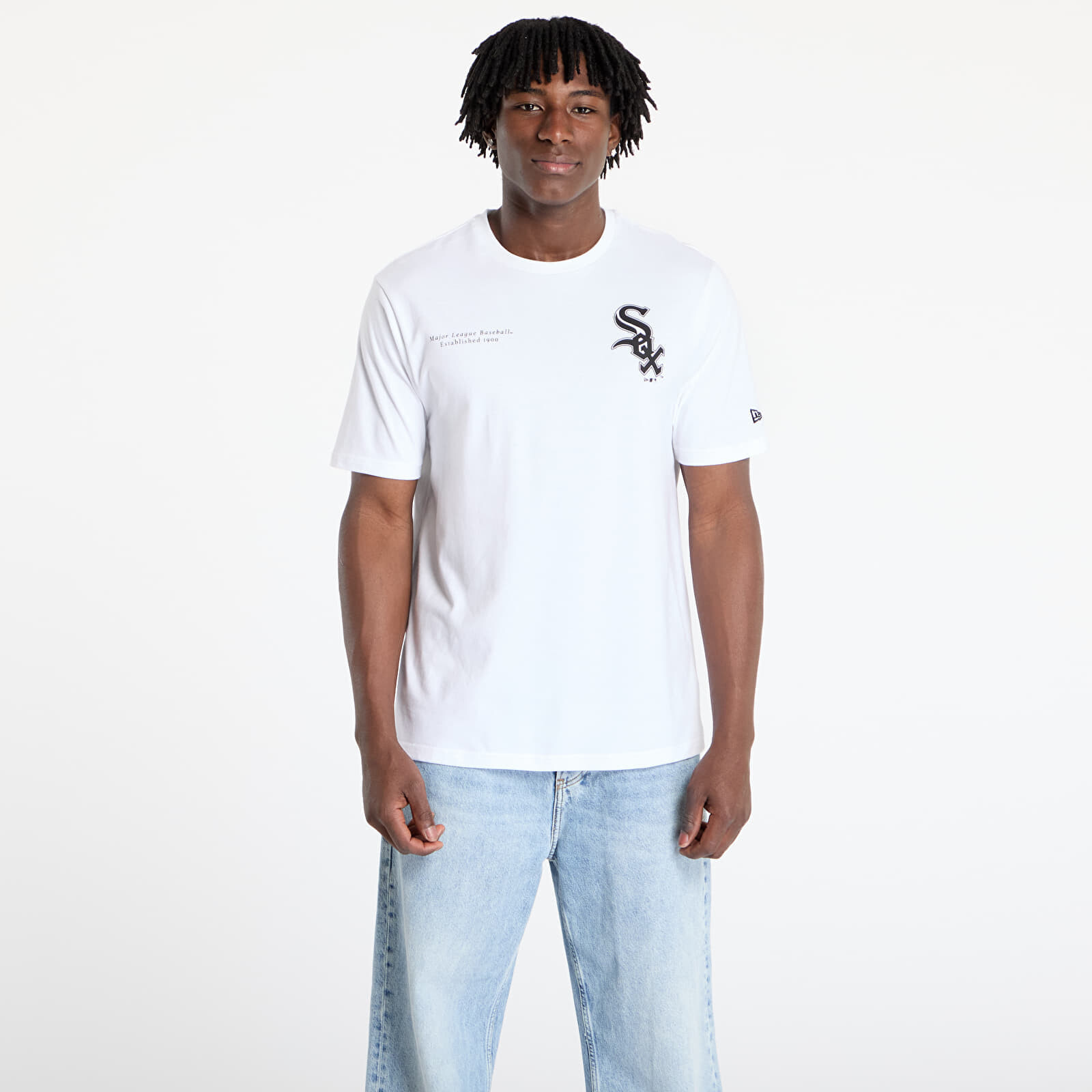 Tričko New Era Chicago White Sox Arch Graphic Regular Tee UNISEX White L