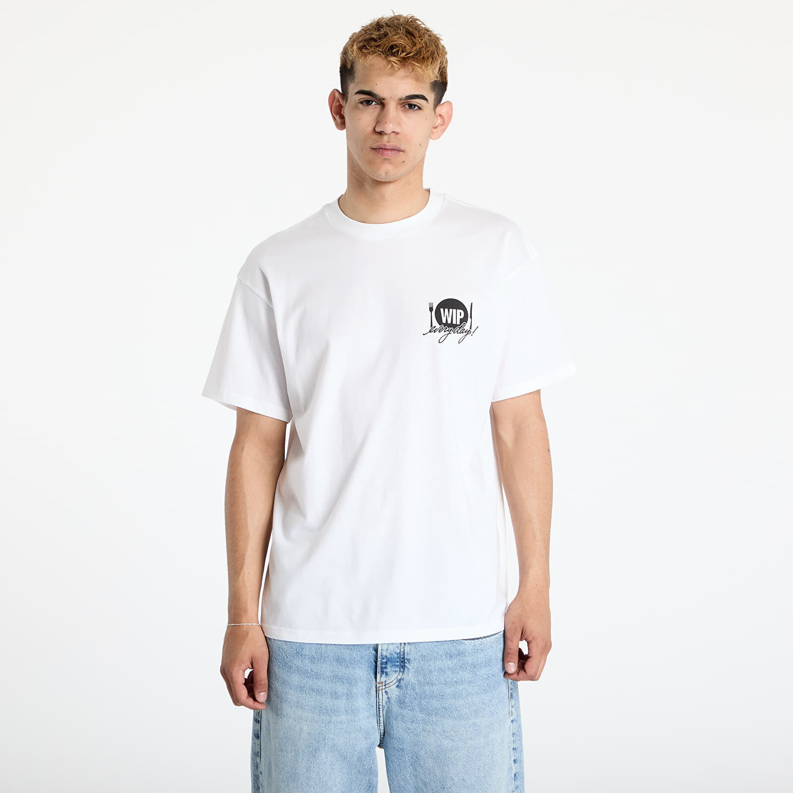 Tričko Carhartt WIP Catalogue Short Sleeve T-Shirt UNISEX White/ Black M