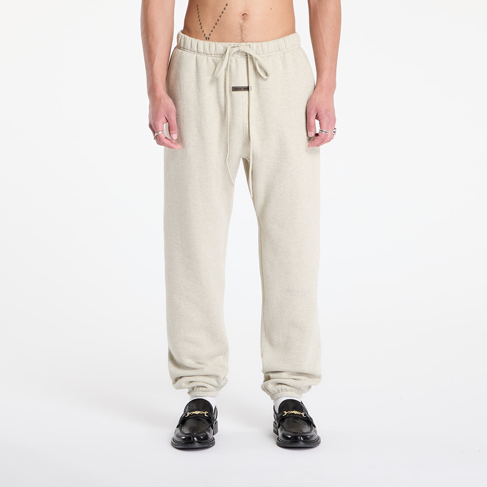 Tepláky Fear of God Essentials Vintage Sweatpant Heather Stone XXL