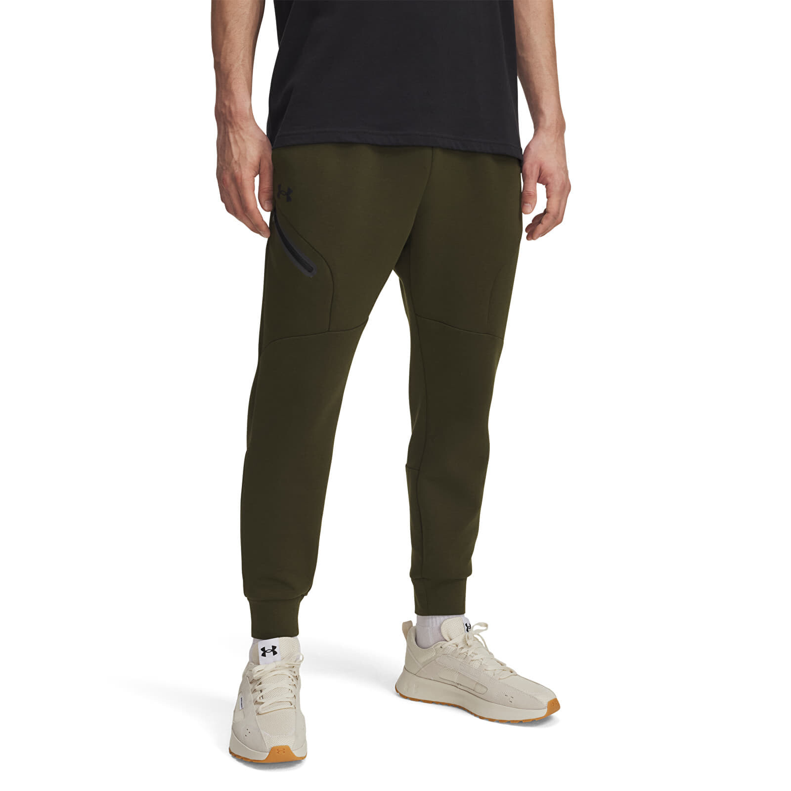 Kalhoty Under Armour Unstoppable Flc Jgr Eu Green L