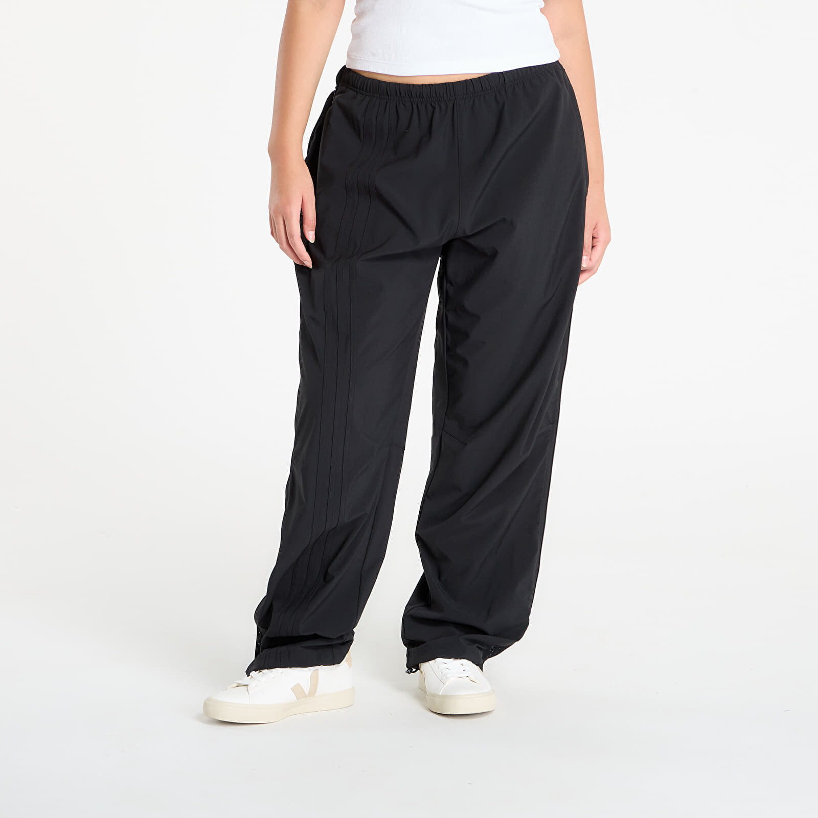 Kalhoty adidas Side Mesh Zip Pants Black XXL