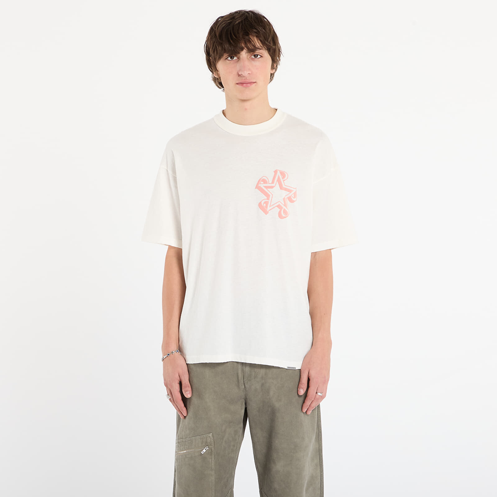 Tričko REPRESENT Initial Star T-Shirt Flat White S