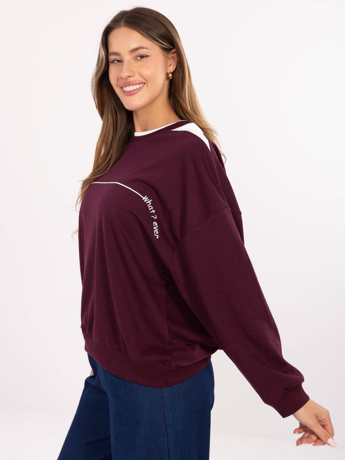 Sweatshirt-RV-BL-A940.60-burgundy
