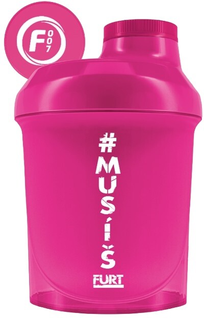 Fitness007 šejkr #musíšfurt 300 ml - ružová