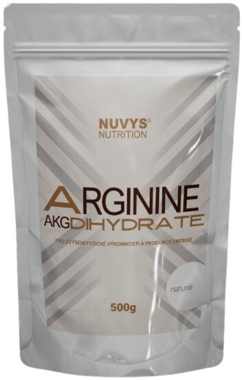 Nuvys nutrition (still mass) arginine akg dihydrate 500 g - natural