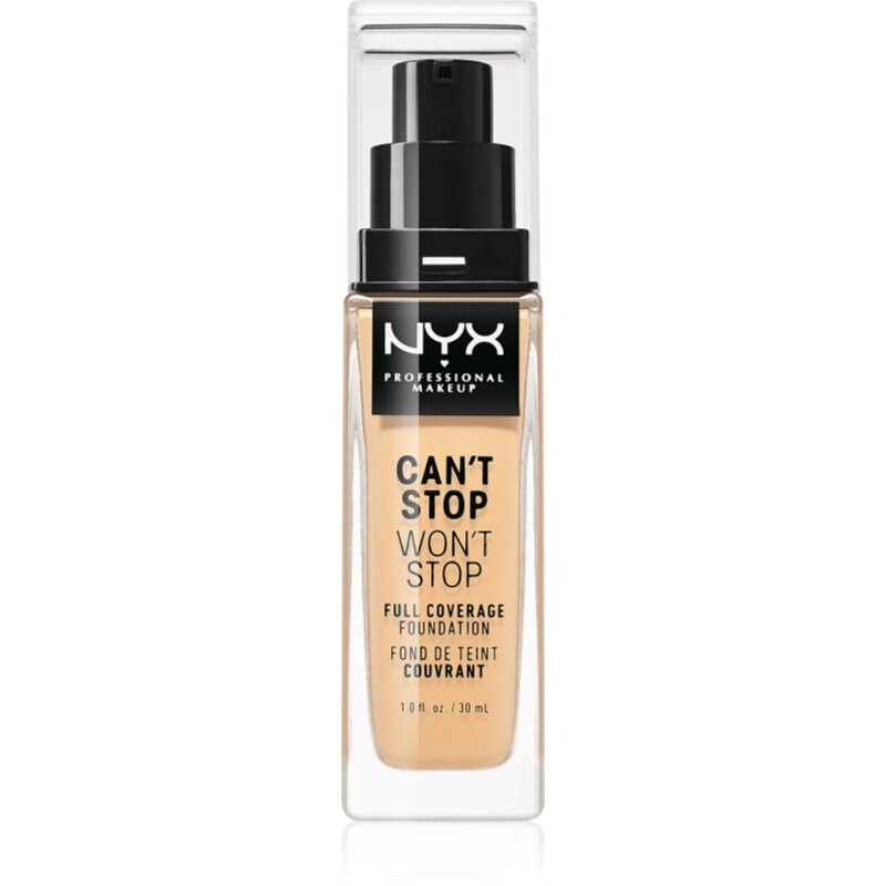 NYX Professional Makeup Can't Stop Won't Stop Full Coverage Foundation vysoko krycí make-up odtieň 07 Natural 30 ml
