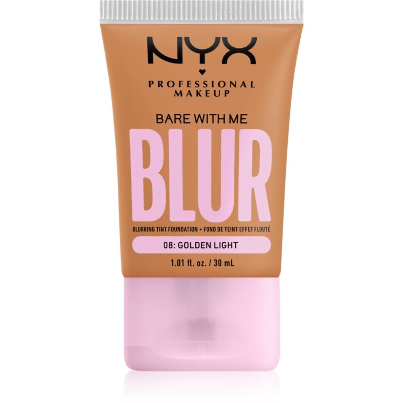 NYX Professional Makeup Bare With Me Blur Tint hydratačný make-up odtieň 08 Golden Light 30 ml